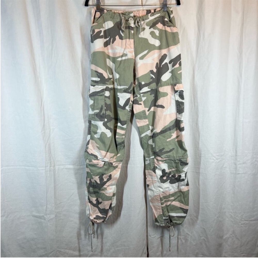 Rothco Cargo Paratrooper Camo pants pink green